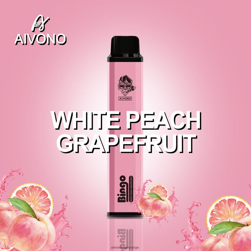 hvit fersken grapefrukt