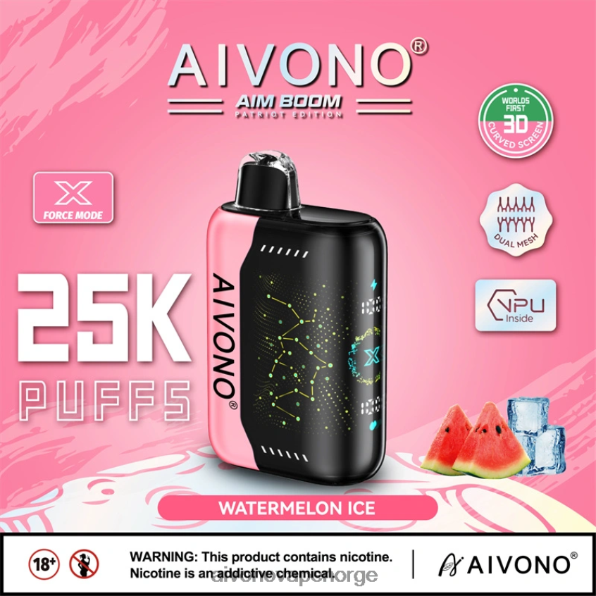Aivono AIM BOOM 25 000 vannmelon is - 4V8N6H353 Aivono Vape Reddit