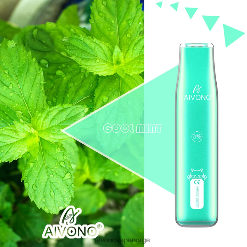Aivono AIM CAT 400 kjølig mynte - 4V8N6H336 Aivono Vape