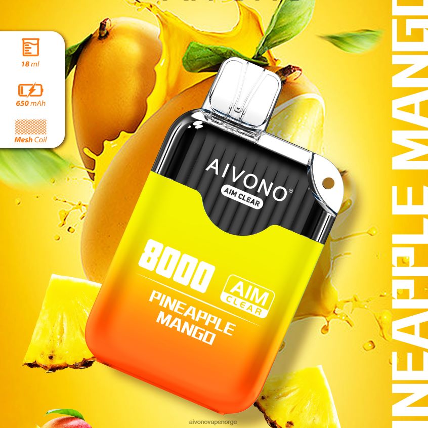 Aivono AIM CLEAR 8000 ananas mango - 4V8N6H209 Aivono Vape Reddit