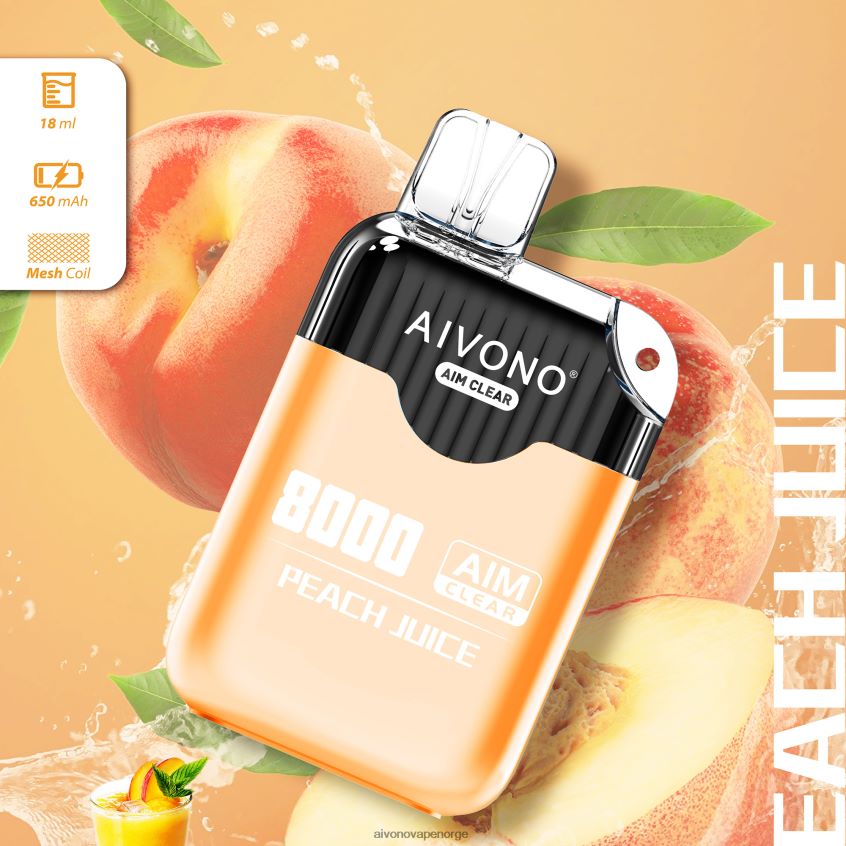Aivono AIM CLEAR 8000 ferskenjuice - 4V8N6H203 Aivono Vape Reddit