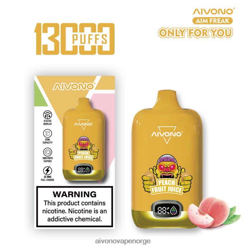 Aivono AIM FREAK 13000 fersken fruktjuice - 4V8N6H245 Aivono Vape Reddit
