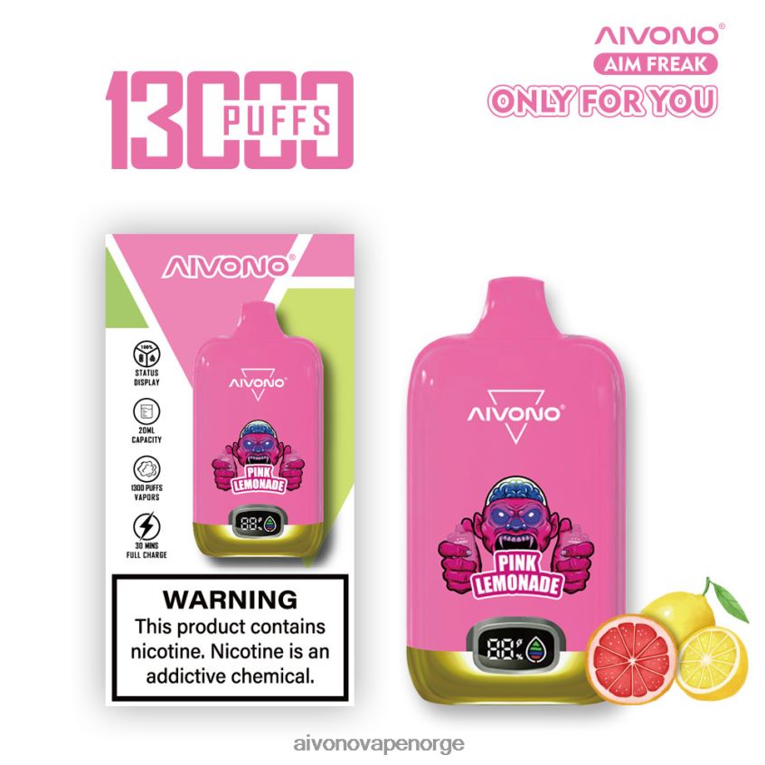 Aivono AIM FREAK 13000 rosa limonade - 4V8N6H249 Aivono Vape