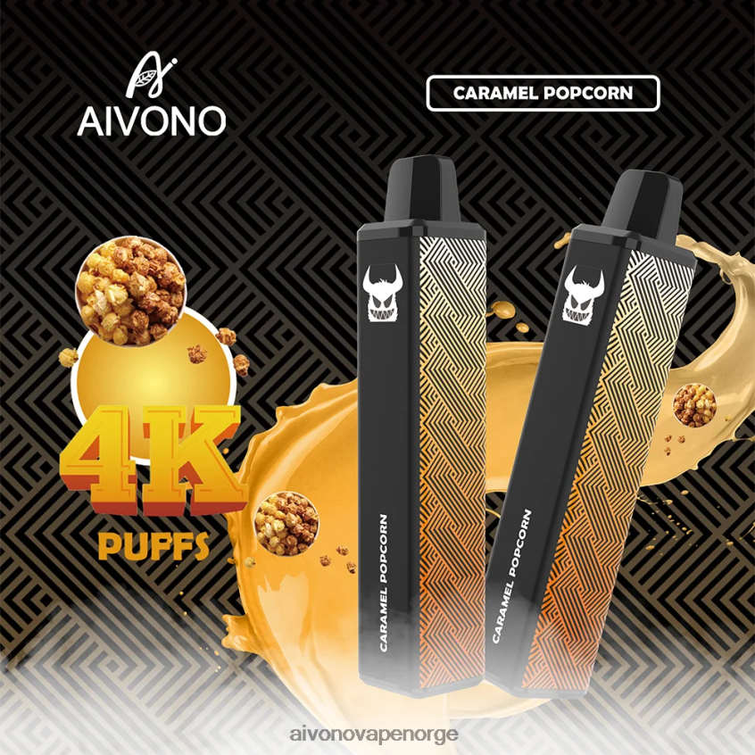 Aivono AIM FREAK 4000 karamell popcorn - 4V8N6H261 Aivono Vape