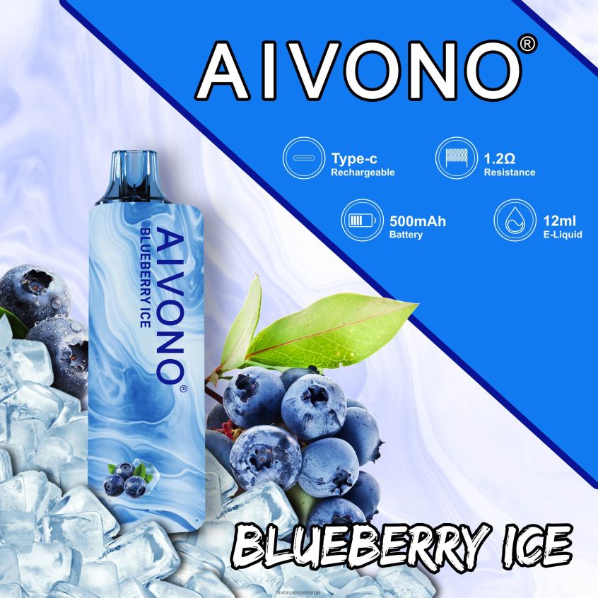 Aivono AIM GUN 7000 blåbæris - 4V8N6H104 Aivono Vape Reddit