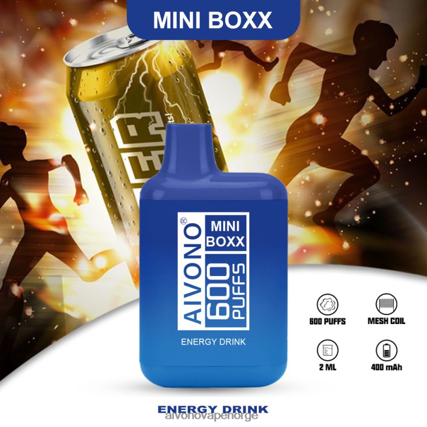 Aivono AIM MINI BOXX 600 energidrikk - 4V8N6H237 Aivono Vape