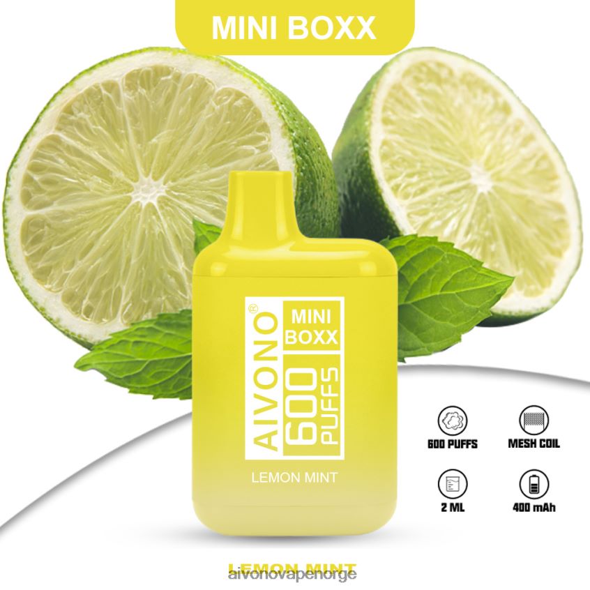 Aivono AIM MINI BOXX 600 sitron mynte - 4V8N6H233 Aivono Vape Reddit