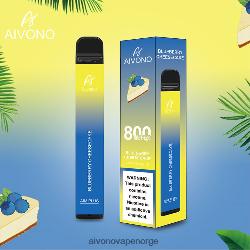 Aivono AIM PLUS 800 blåbærostkake - 4V8N6H174 Aivono Vape