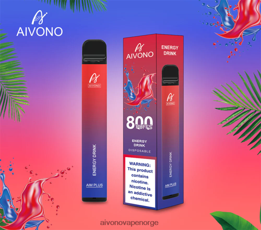 Aivono AIM PLUS 800 energidrikk - 4V8N6H201 Aivono Vape