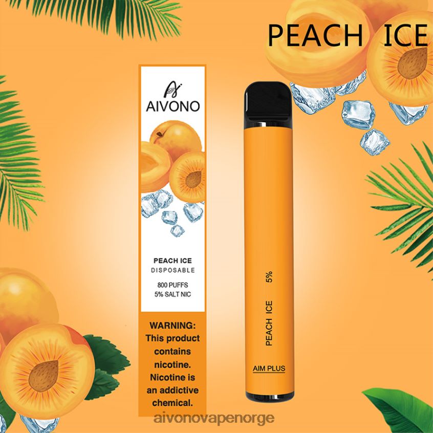 Aivono AIM PLUS 800 fersken is - 4V8N6H190 Aivono Vape Norge