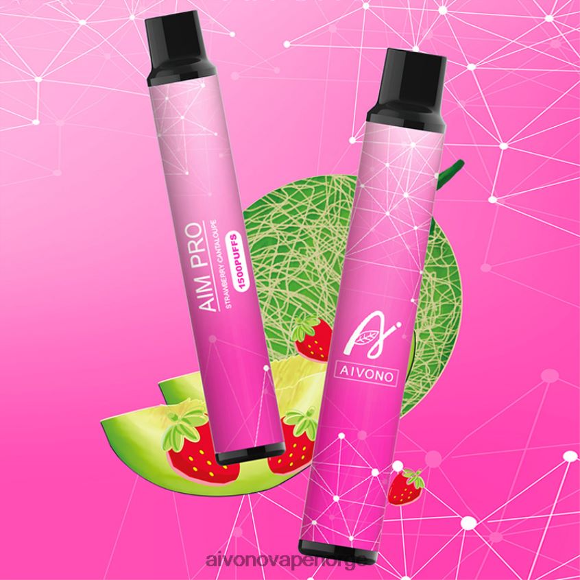 Aivono AIM PRO 1500 jordbær cantaloupe - 4V8N6H161 Aivono Vape Reddit