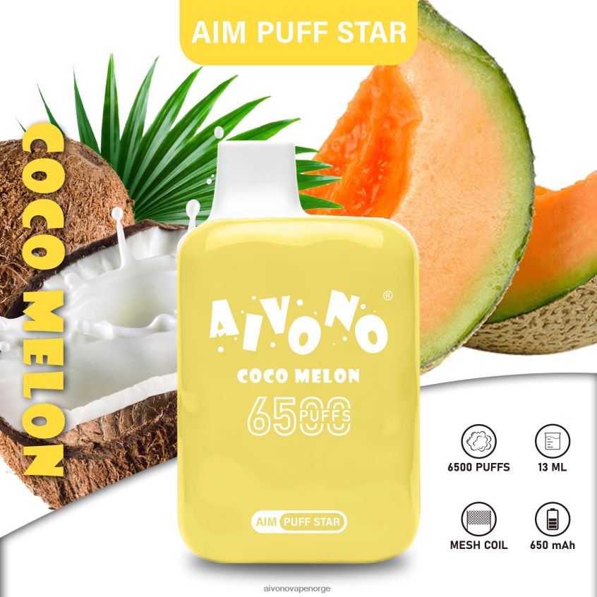 Aivono AIM PUFF STAR 6500 cocomelon - 4V8N6H297 Aivono Vape
