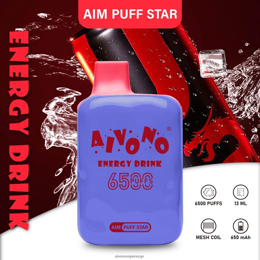 Aivono AIM PUFF STAR 6500 energidrikk - 4V8N6H293 Aivono Vape Reddit