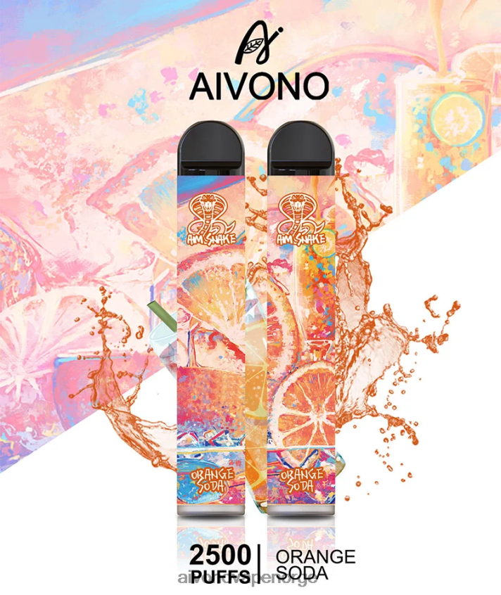 Aivono AIM SNAKE 2500 appelsin brus - 4V8N6H314 Aivono Vape Reddit