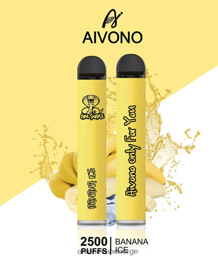 Aivono AIM SNAKE 2500 bananis - 4V8N6H298 Aivono Vape Norge