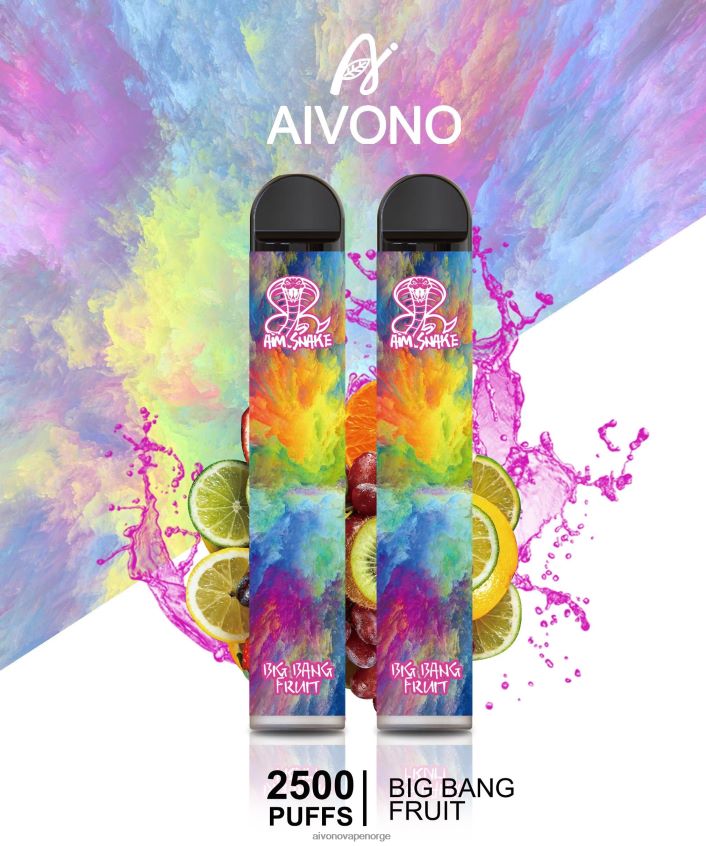 Aivono AIM SNAKE 2500 big bang frukt - 4V8N6H322 Aivono Vape Norge