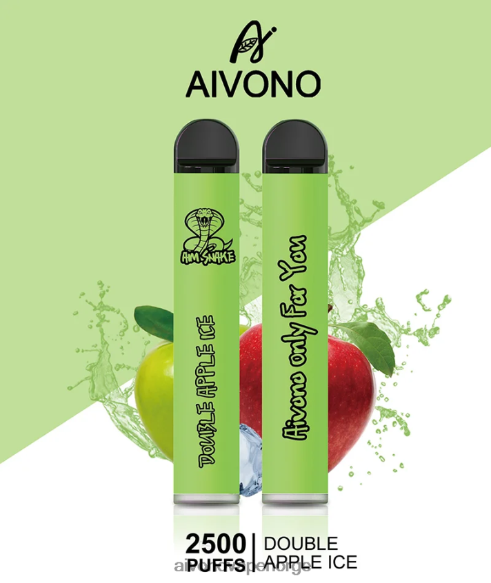 Aivono AIM SNAKE 2500 dobbel epleis - 4V8N6H304 Aivono Vape Norge