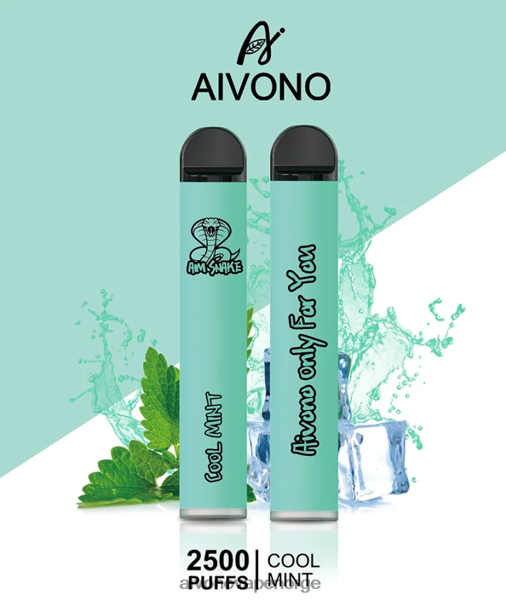 Aivono AIM SNAKE 2500 kjølig mynte - 4V8N6H302 Aivono Vape Reddit