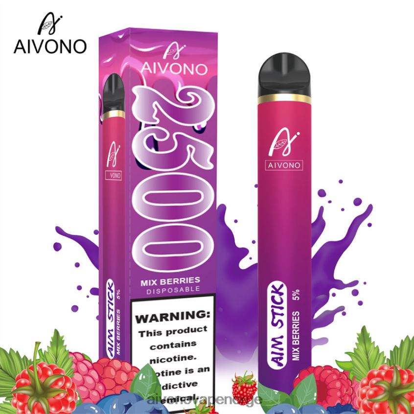 Aivono AIM STICK 2500 bland bær - 4V8N6H158 Aivono Vape Reddit