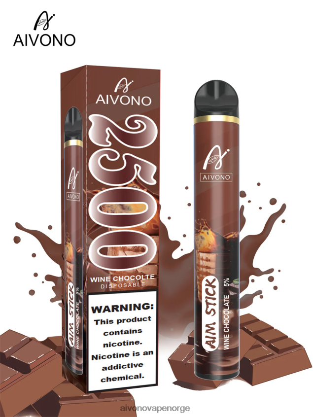 Aivono AIM STICK 2500 vinsjokolade - 4V8N6H156 Aivono Vape