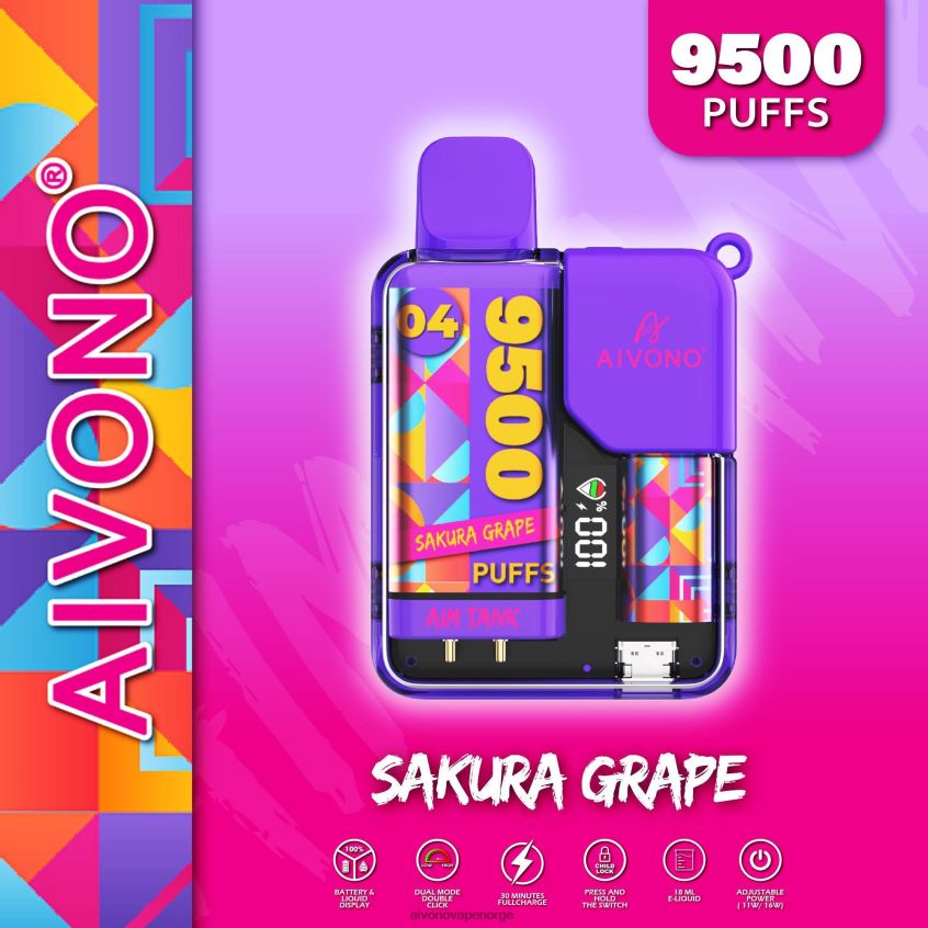 Aivono AIM TANK 9500 sakura drue - 4V8N6H36 Aivono Vape