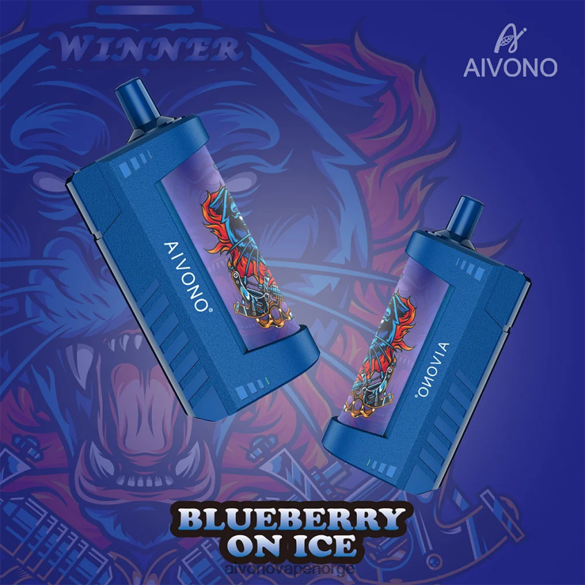Aivono AIM WINNER 5000 blåbær på is - 4V8N6H123 Aivono Vape