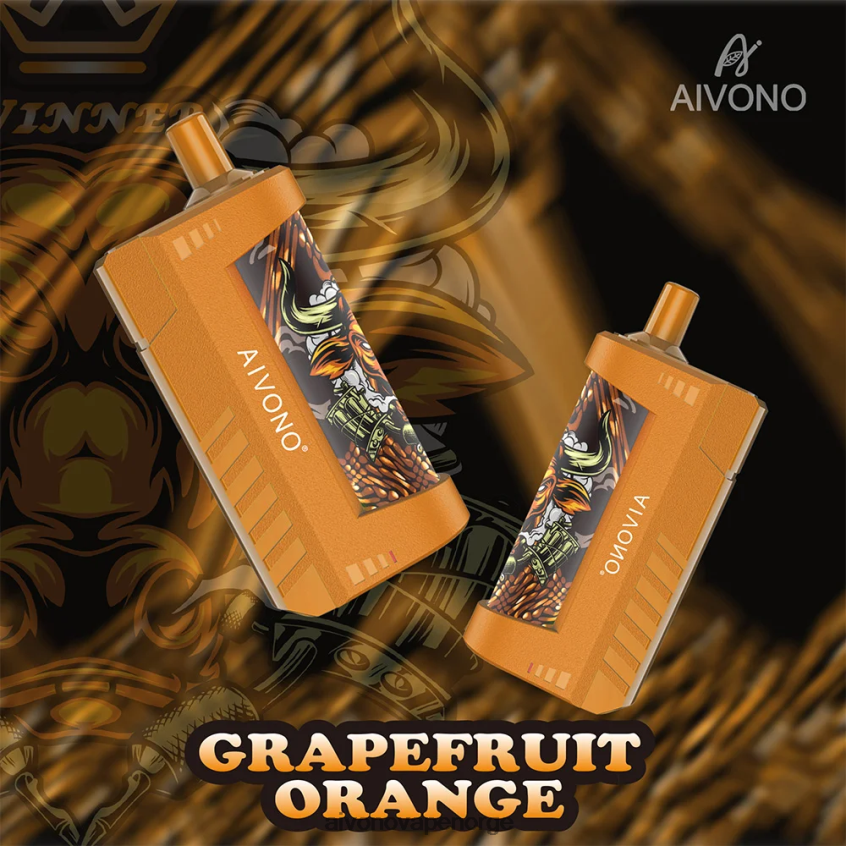 Aivono AIM WINNER 5000 grapefruktappelsin - 4V8N6H126 Aivono Vape
