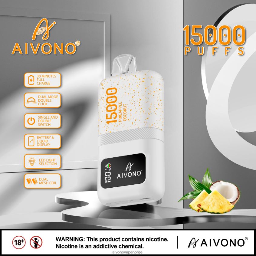 Aivono AIM magic 15 000 ananas kokos - 4V8N6H72 Aivono Vape