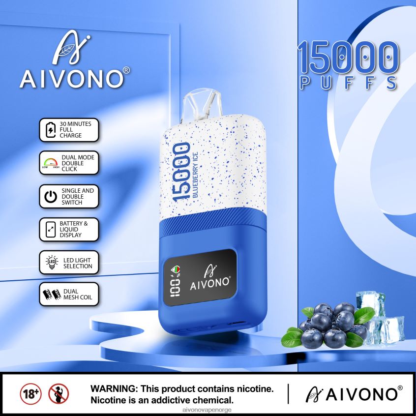 Aivono AIM magic 15 000 blåbæris - 4V8N6H68 Aivono Vape Reddit