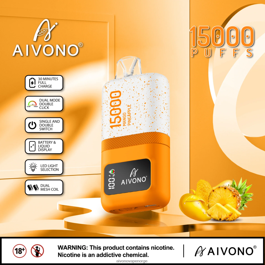 Aivono AIM magic 15 000 mango ananas - 4V8N6H69 Aivono Vape