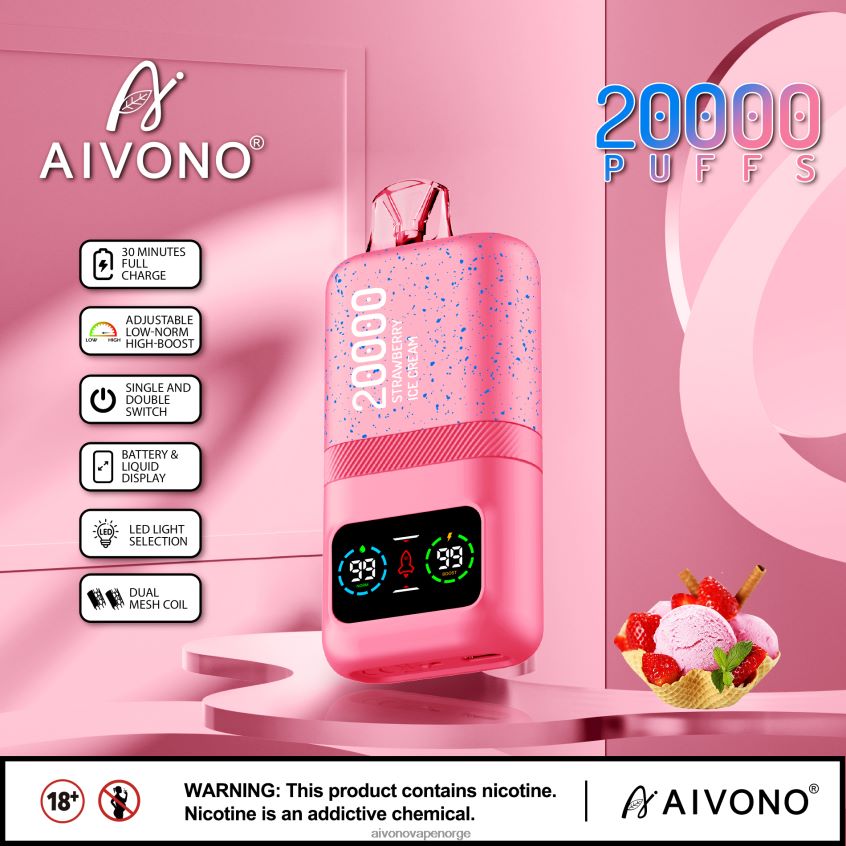 Aivono AIM magic 20 000 jordbæris - 4V8N6H80 Aivono Vape Reddit