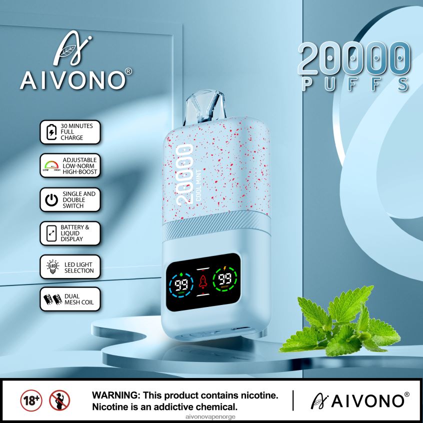 Aivono AIM magic 20 000 kjølig mynte - 4V8N6H84 Aivono Vape