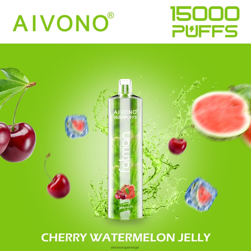 Aivono FATMAN 15 000 munter vannmelon gelé - 4V8N6H20 Aivono Vape Reddit