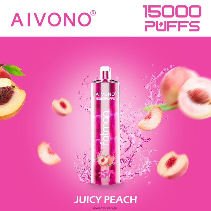 Aivono FATMAN 15 000 saftig fersken - 4V8N6H17 Aivono Vape Reddit