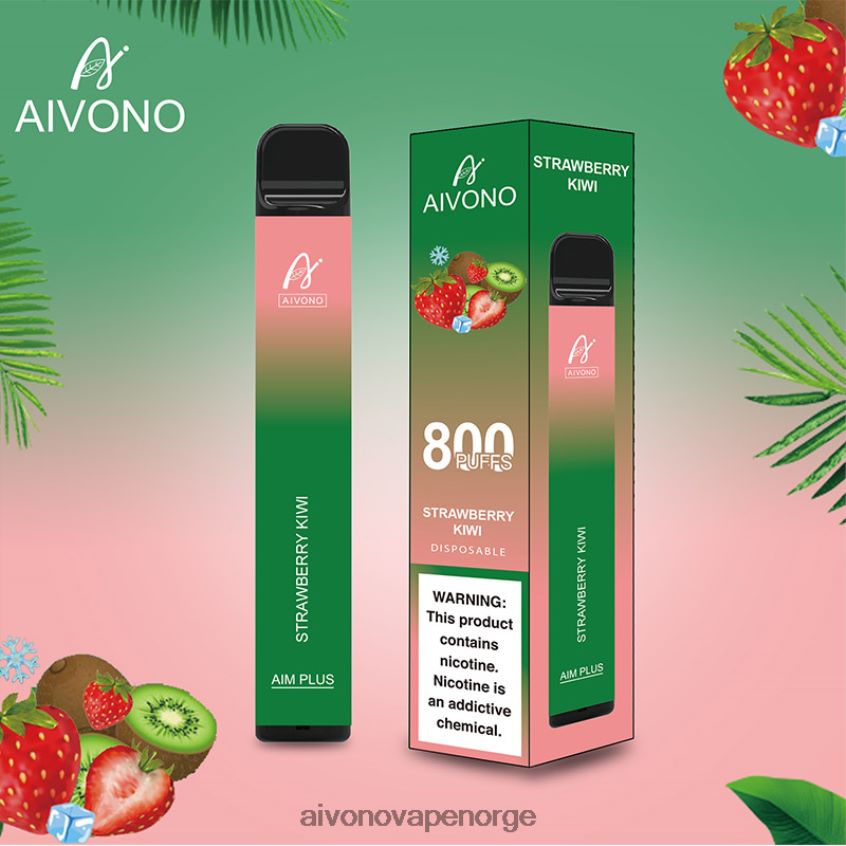 Aivono AIM PLUS 800 jordbær kiwi - 4V8N6H194 Aivono Vape Reddit