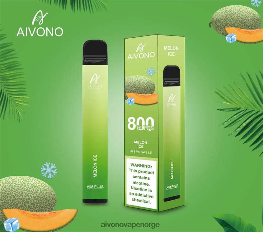 Aivono AIM PLUS 800 melon is - 4V8N6H187 Aivono Vape Norge