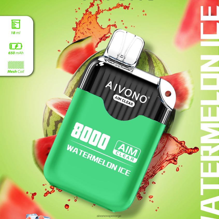 Aivono AIM CLEAR 8000 vannmelon is - 4V8N6H204 Aivono Vape