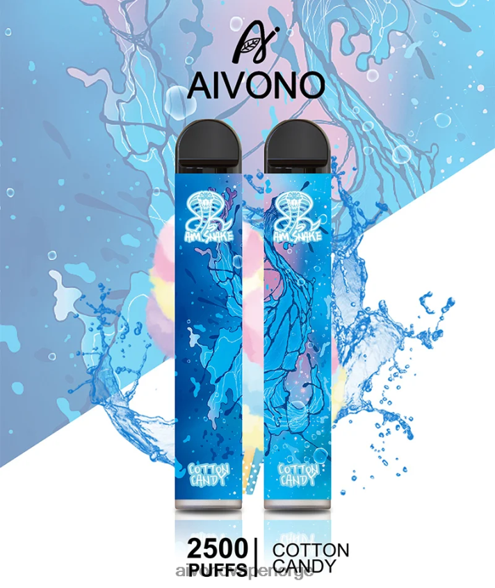 Aivono AIM SNAKE 2500 sukkerspinn - 4V8N6H303 Aivono Vape